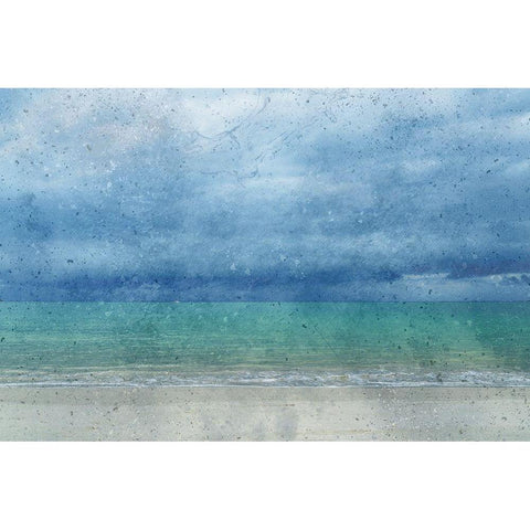 Gaze Into The Pacific Gold Ornate Wood Framed Art Print with Double Matting by Phillip, Jamie