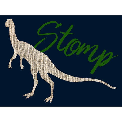 Stomp White Modern Wood Framed Art Print by Phillip, Jamie