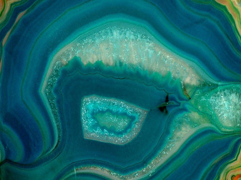 Mystical Rings White Modern Wood Framed Art Print with Double Matting by Phillip, Jamie