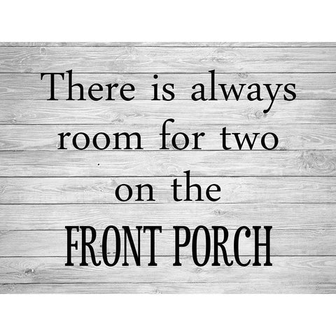 Porch White Modern Wood Framed Art Print by Phillip, Jamie