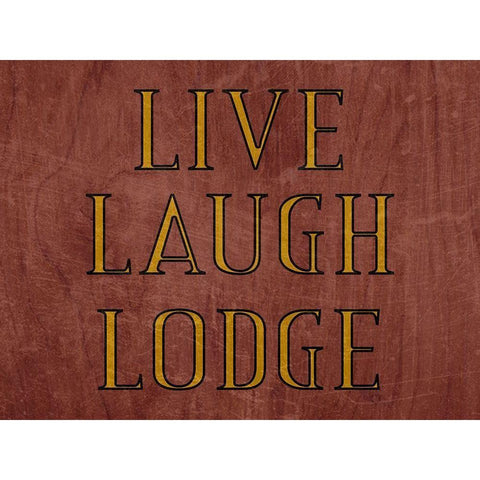 Lodge Black Modern Wood Framed Art Print with Double Matting by Phillip, Jamie