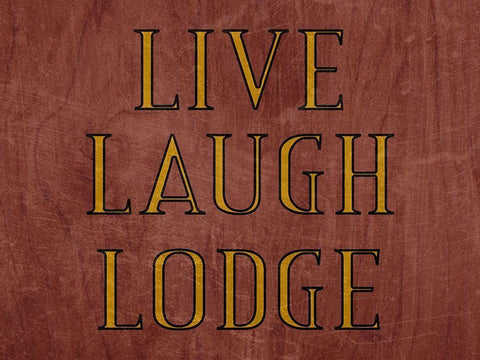 Lodge Black Ornate Wood Framed Art Print with Double Matting by Phillip, Jamie