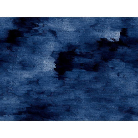 Give Me Blue Black Modern Wood Framed Art Print by Phillip, Jamie