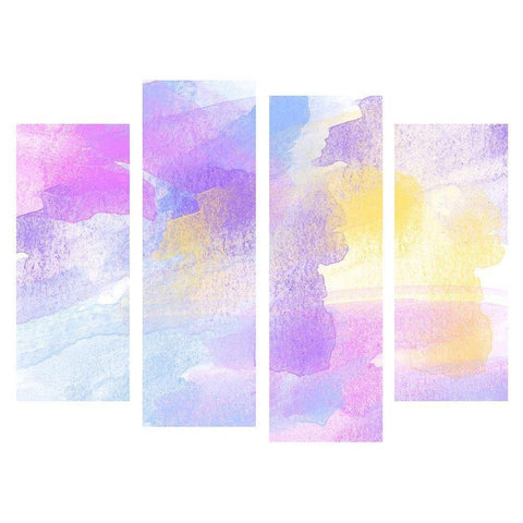 Vertical Abstract White Modern Wood Framed Art Print by Phillip, Jamie