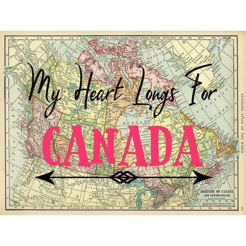 Canada Travels Gold Ornate Wood Framed Art Print with Double Matting by Phillip, Jamie