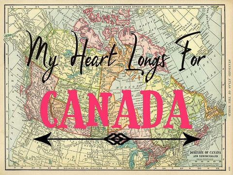 Canada Travels Black Ornate Wood Framed Art Print with Double Matting by Phillip, Jamie