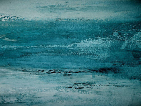 Oceans Deep White Modern Wood Framed Art Print with Double Matting by Phillip, Jamie