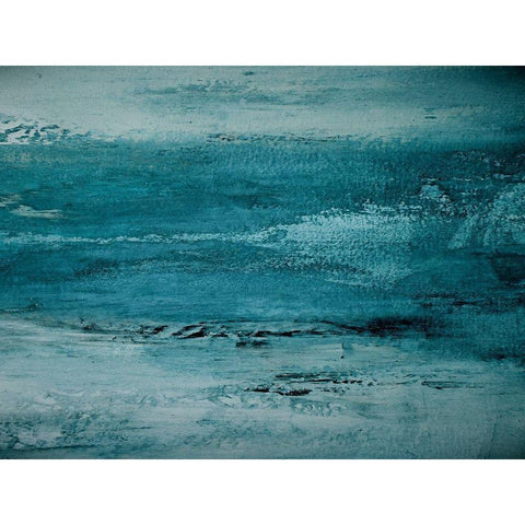 Oceans Deep Black Modern Wood Framed Art Print with Double Matting by Phillip, Jamie