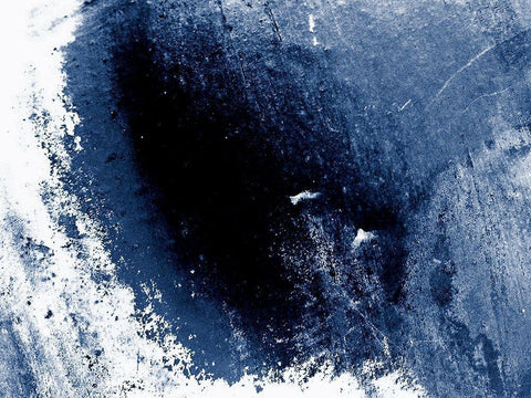 Blue Hole Black Ornate Wood Framed Art Print with Double Matting by Phillip, Jamie