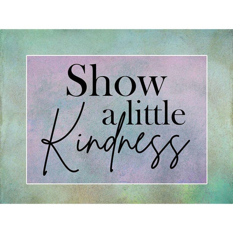 Kindness White Modern Wood Framed Art Print by Phillip, Jamie