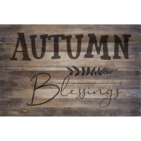 Autumn Blessings Gold Ornate Wood Framed Art Print with Double Matting by Phillip, Jamie