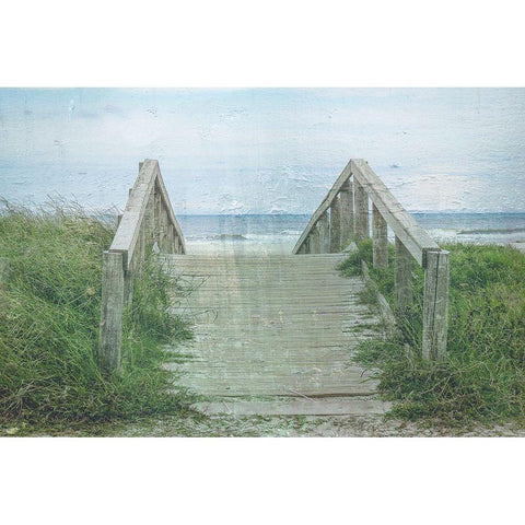 Pure Beach 1 White Modern Wood Framed Art Print by Phillip, Jamie