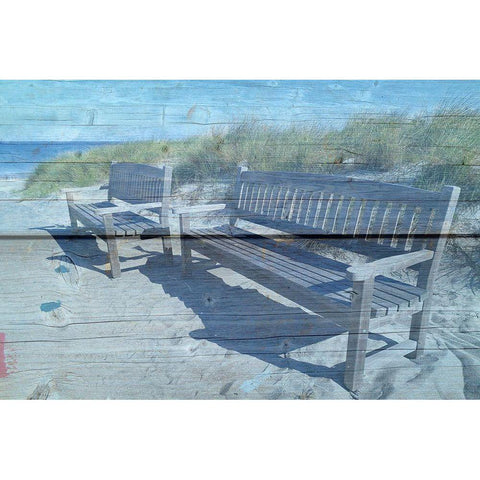 Pure Beach 3 Black Modern Wood Framed Art Print with Double Matting by Phillip, Jamie