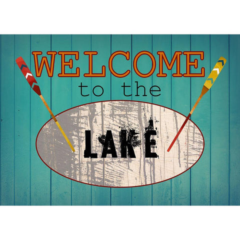 Lake Side White Modern Wood Framed Art Print by Phillip, Jamie