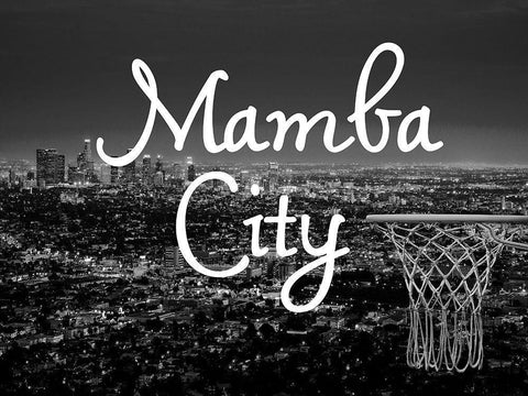 Mamba City Black Ornate Wood Framed Art Print with Double Matting by Phillip, Jamie