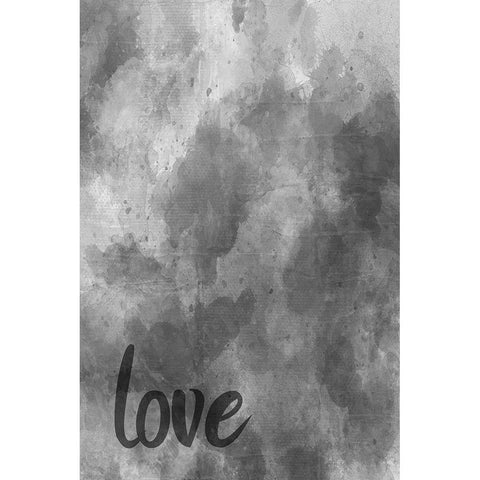 Give Me Some Love 1 Black Modern Wood Framed Art Print with Double Matting by Phillip, Jamie