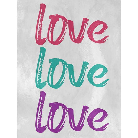 Big Love 2 White Modern Wood Framed Art Print by Phillip, Jamie