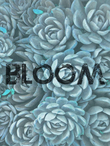 Bloom Black Ornate Wood Framed Art Print with Double Matting by Phillip, Jamie