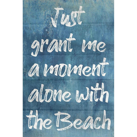 Beach Black Modern Wood Framed Art Print with Double Matting by Phillip, Jamie