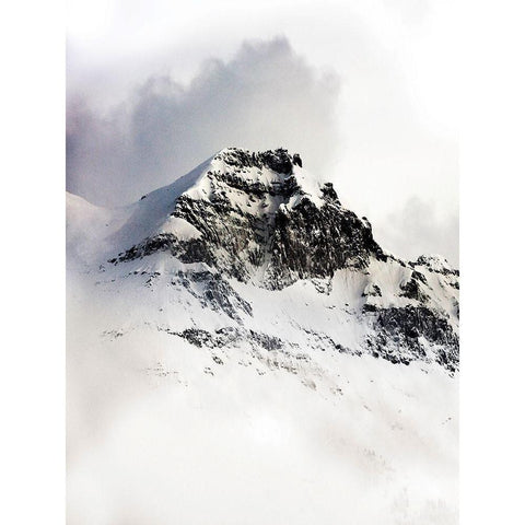 Mountain Range 2 Black Modern Wood Framed Art Print with Double Matting by Phillip, Jamie