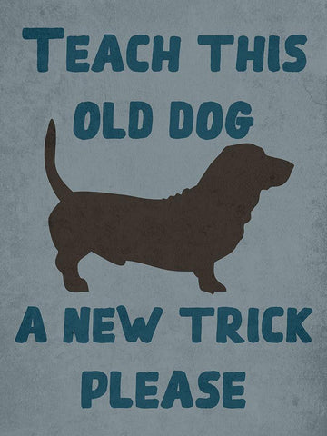 Dog Trick Black Ornate Wood Framed Art Print with Double Matting by Phillip, Jamie