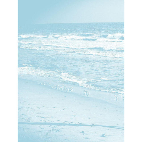 Mello Sea White Modern Wood Framed Art Print by Phillip, Jamie