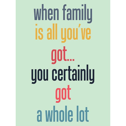 Family White Modern Wood Framed Art Print by Phillip, Jamie