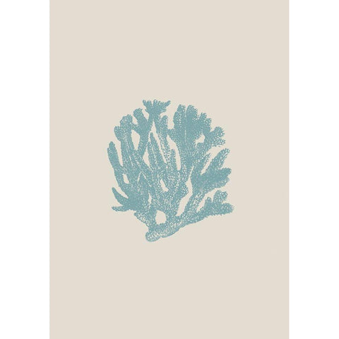 Coral White Modern Wood Framed Art Print by Phillip, Jamie