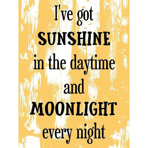 Sunshine Black Modern Wood Framed Art Print with Double Matting by Phillip, Jamie