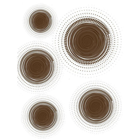 Circular Pattern 2 White Modern Wood Framed Art Print by Phillip, Jamie