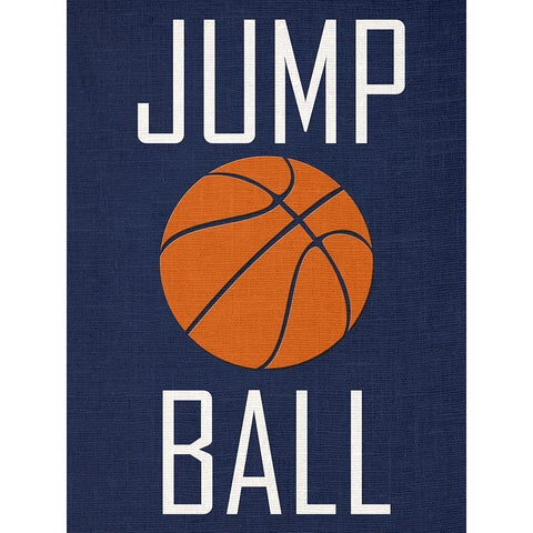 Basketball White Modern Wood Framed Art Print by Phillip, Jamie