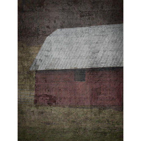 My Farm Black Modern Wood Framed Art Print with Double Matting by Phillip, Jamie