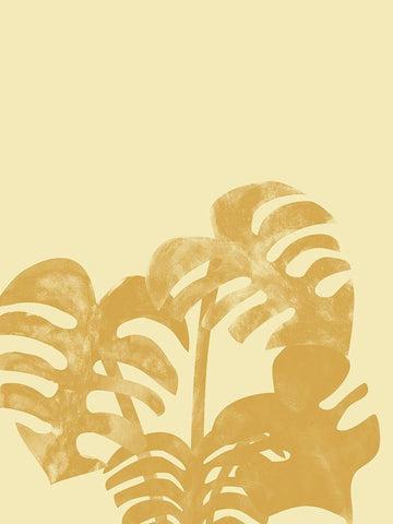 Tropical Fern 2 White Modern Wood Framed Art Print with Double Matting by Phillip, Jamie