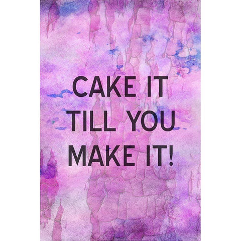 Cake It White Modern Wood Framed Art Print by Phillip, Jamie