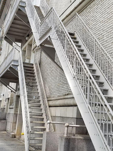 Hansentech 3 White Modern Wood Framed Art Print with Double Matting by Phillip, Jamie