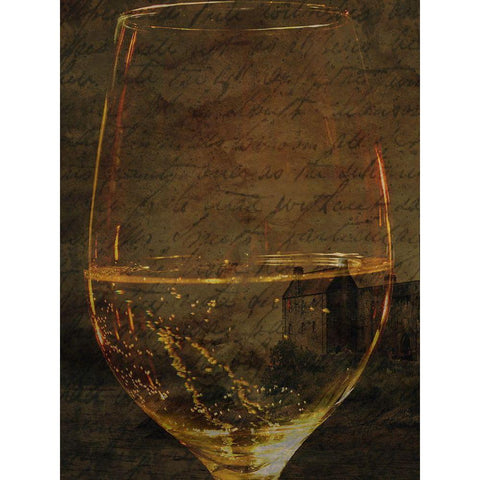 Fine Wine White Modern Wood Framed Art Print by Phillip, Jamie