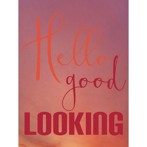Good Looking Black Modern Wood Framed Art Print by Phillip, Jamie