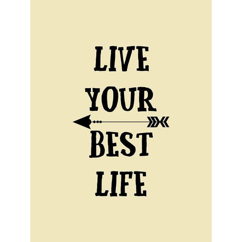 Best Life White Modern Wood Framed Art Print by Phillip, Jamie