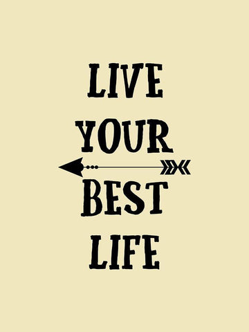 Best Life Black Ornate Wood Framed Art Print with Double Matting by Phillip, Jamie