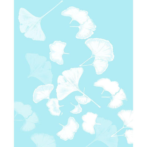 Ginkgo 2 White Modern Wood Framed Art Print by Phillip, Jamie