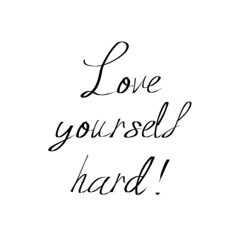 Love Yourself Gold Ornate Wood Framed Art Print with Double Matting by Phillip, Jamie