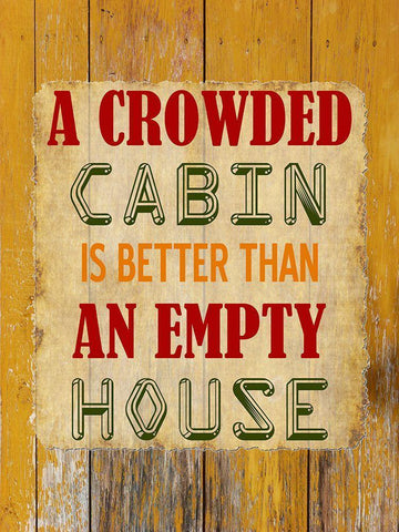 Cabin White Modern Wood Framed Art Print with Double Matting by Phillip, Jamie