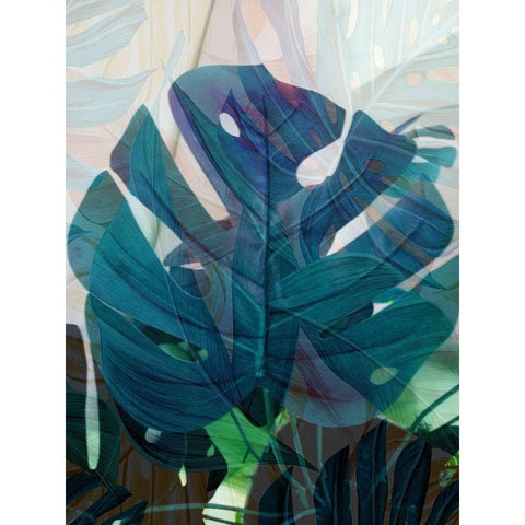 Succulent Tropics White Modern Wood Framed Art Print by Phillip, Jamie