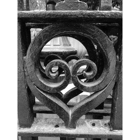 Gate 3 Black Modern Wood Framed Art Print with Double Matting by Phillip, Jamie
