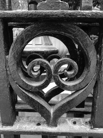 Gate 3 Black Ornate Wood Framed Art Print with Double Matting by Phillip, Jamie