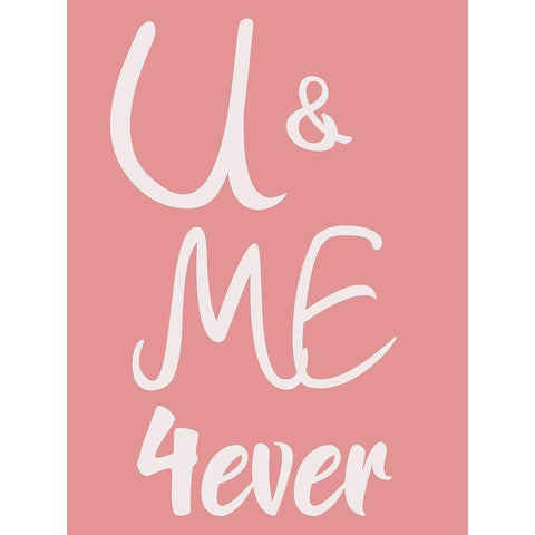 U and ME Black Modern Wood Framed Art Print with Double Matting by Phillip, Jamie