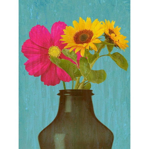 Spring Vase 2 White Modern Wood Framed Art Print by Phillip, Jamie