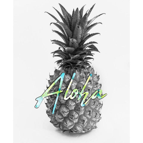 Aloha 2 White Modern Wood Framed Art Print by Phillip, Jamie