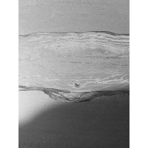 Black Space Line 2 White Modern Wood Framed Art Print by Phillip, Jamie