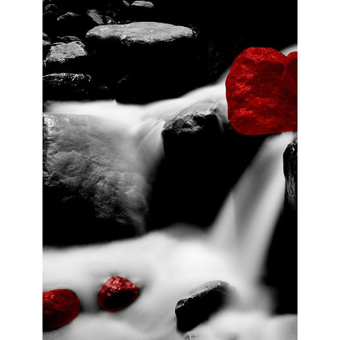 Red Rocks River 1 Gold Ornate Wood Framed Art Print with Double Matting by Phillip, Jamie